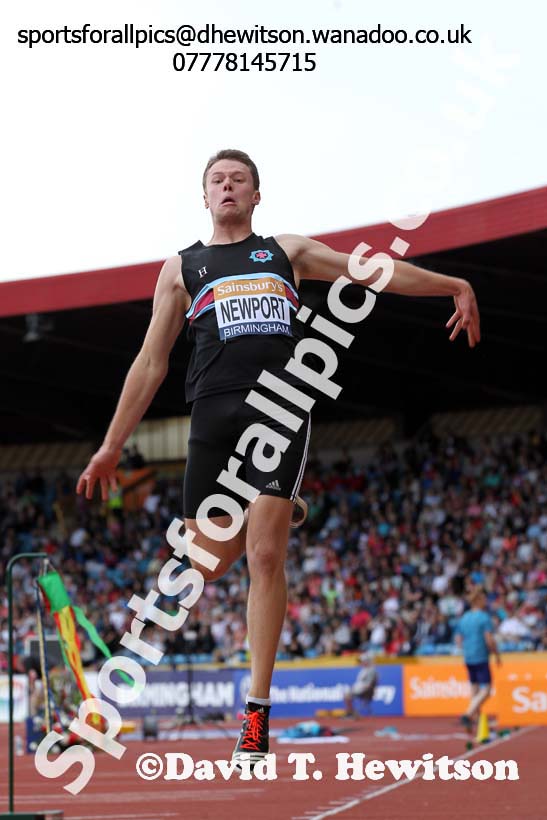Mens long jump, Sainsbury's British Champs, Alexander Stadium, Birmingham. Photo: David T. Hewitson/Sprts for All Pics